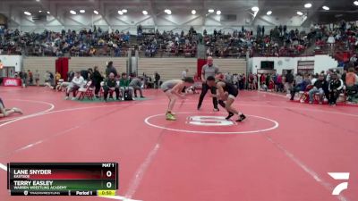 126 lbs Cons. Round 4 - Terry Easley, Warren Wrestling Academy vs Lane Snyder, Eastside