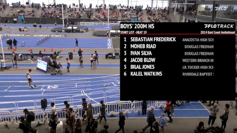 High School Boys' 200m, Prelims 19