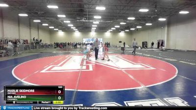 100 lbs Semifinal - Nia Avelino, Caldwell vs Marlie Skidmore, Owyhee