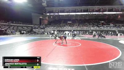 132 lbs Quarterfinal - Jeremiah Bertalotto, Turlock vs Ahmaad Lewis, Franklin (Elk Grove)