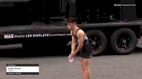 Kaden Brown - Tumbling, Wasatch - 2021 USA Gymnastics Championships