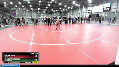 98 lbs Quarterfinal - Kyler Fish, NWWC vs Chance Mattox, Washington