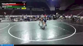 W-112 lbs Quarterfinals (8 Team) - Ella-Lina Gonzalez, Tennessee vs Kaylin Taylor, Montana