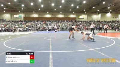 157 lbs Consi Of 64 #2 - Raul Gonzalez, Wasco Wrestling vs ANDREW PENA, Temescal Canyon