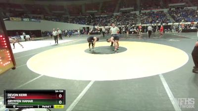 3A-138 lbs Semifinal - Devon Kerr, La Pine vs Gryffen Hamar, Jefferson