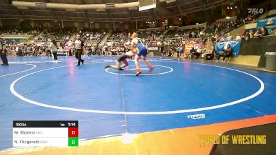 160 lbs Quarterfinal - Max Shanno, Powerhouse Wrestling Club vs Noah Fitzgerald, Indian Creek Wrestling Club