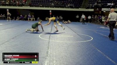 184 lbs Cons. Round 3 - Bobby Conroy, Illinois Wesleyan vs Braiden Young, Augustana (IL)