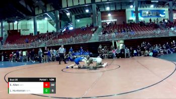 160 lbs Round 7 (8 Team) - Lathen Huntsman, North Platte vs Ethen Allen, Garden City