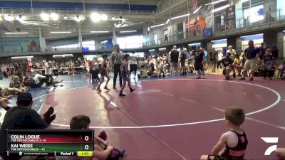 80 lbs Quarters & 1st Wb (16 Team) - Colin Logue, The Untouchables 2 vs Kai Weiss, The Untouchables