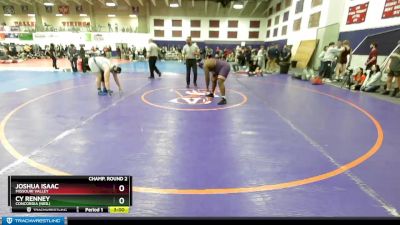 285 lbs Champ. Round 2 - Joshua Isaac, Missouri Valley vs Cy Renney, Concordia (Neb.)