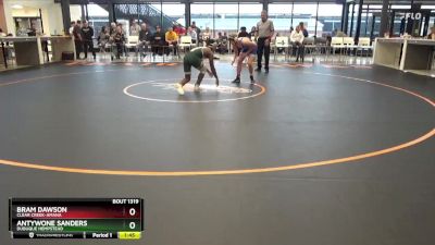 JV-14 lbs Round 5 - Bram Dawson, Clear Creek-Amana vs Antywone Sanders, Dubuque Hempstead