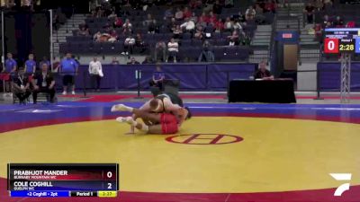 65 kg Quarterfinal - Prabhjot Mander, Burnaby Mountain WC vs Cole Coghill, Guelph WC