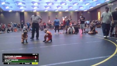 47 lbs 1st Place Match - Wyatt Wilson, Alpha Elite vs Fletcher Currier, East Kansas Eagles