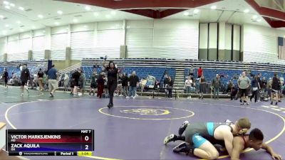 152 lbs Semifinal - Victor MarksJenkins, MD vs Zack Aquila, OH