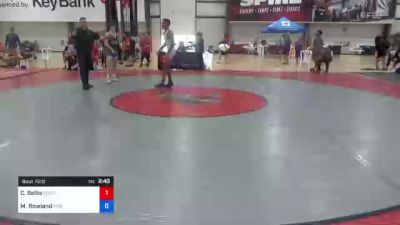 57 kg Consi Of 16 #1 - Chad Bellis, Boone RTC vs Matthew Rowland, Pinecrest Wrestling Club