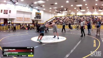 285 lbs Cons. Round 4 - John Phillips, Liberty vs Andrew Romero, El Toro