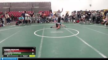 55 lbs Placement Matches (8 Team) - Korbin Kiessling, Team Revival vs Channing Bowman, POWA (CO)