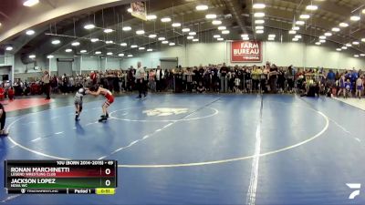 49 lbs Quarterfinal - Ronan Marchinetti, Legend Wrestling Club vs Jackson Lopez, Nova WC