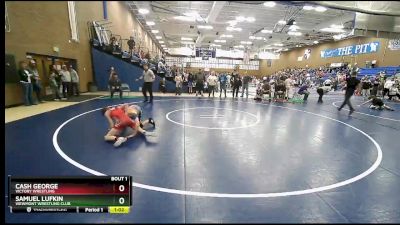 96 lbs Champ. Round 1 - Samuel Lufkin, Viewmont Wrestling Club vs Cash George, Victory Wrestling