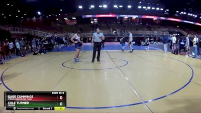 135/160 Round 2 - Cole Turner, Creeks vs Gage Cummings, Citrus Wrestling Club