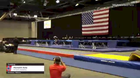 Meredith Asta - Tumbling, Airborne Academy - 2021 USA Gymnastics Championships