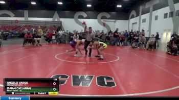 129 lbs Round 1 (8 Team) - Isaiah Callahan, Beast Mode vs Angelo Vargo, Indiana Outlaws