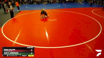 125 lbs Semis (4 Team) - Ryan Collins, Albert Lea vs Rhett Anderson, UNC (United North Central)