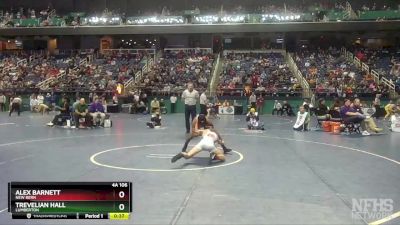 4A 106 lbs 3rd Place Match - Alex Barnett, New Bern vs Trevelian Hall, Lumberton