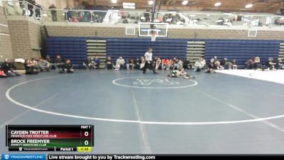 50 lbs Quarterfinal - Brock Freemyer, Emmett Wrestling Club vs Cayden Trotter, Mountain Man Wrestling Club