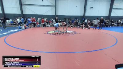 165 lbs Semifinal - Dustin Baxter, Punisher Wrestling Company vs Michael Smith, All-Phase Wrestling Club