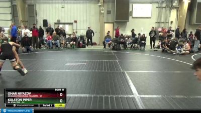 88 lbs Round 4 (6 Team) - Omar Niyazov, Scanlan Wrestling Academy vs Kolston Piper, 84 Athletes