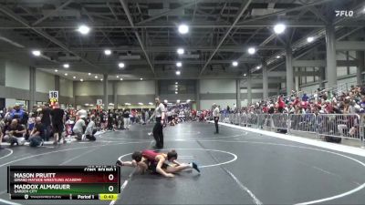 70 lbs Cons. Round 1 - Maddox Almaguer, Garden City vs Mason Pruitt, Girard Matside Wrestling Academy