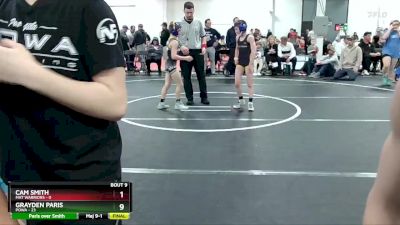 68 lbs Round 3 (8 Team) - Cameron Rodgers, POWA vs Lucas Huntley, Mat Warriors