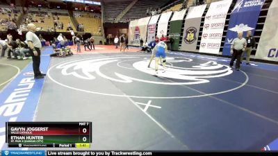 150 Class 1 lbs Champ. Round 1 - Gavyn Joggerst, Valle Catholic vs Ethan Hunter, St. Pius X (Kansas City)