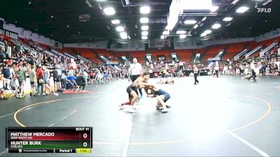 130 lbs Champ. Round 1 - Hunter Burk, Chelsea vs Matthew Mercado, Deep Roots WC