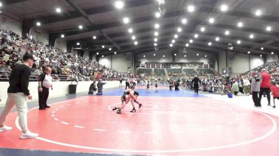 70 lbs Quarterfinal - Marcus Ruzek Jr., Social Circle USA Takedown vs Hawk Carter, Georgia