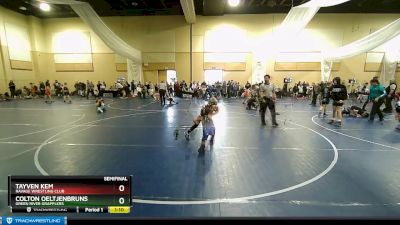 63 lbs Semifinal - Tayven Kem, Ravage Wrestling Club vs Colton Oeltjenbruns, Green River Grapplers