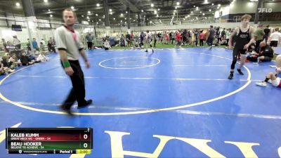 125 lbs Finals (2 Team) - Beau Hooker, BELIEVE TO ACHIEVE vs Kaleb Kumm, GREAT NECK WC - GREEN