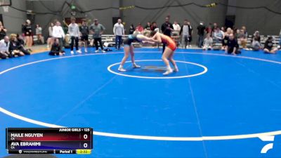 125 lbs Cons. Round 4 - Maile Nguyen, CA vs Ava Ebrahimi, CA