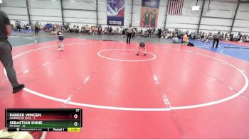 72 lbs Rd# 2 10:30am Friday - Sebastian Shine, PA Gold vs Parker Wingen, Legends Of Gold