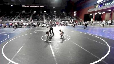 52 lbs Consi Of 4 - Isaiah Johnson, Project Wrestling vs Julian Campos, Silverback WC