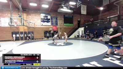 108 lbs Round 1 - Madden Hernandez, Sublime Wrestling Academy vs Remington Steele, All In Wrestling