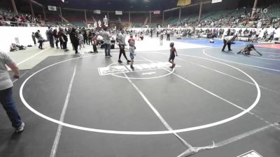 46 lbs Quarterfinal - Cal Silentman, Stout Wr Ac vs Jayce Clark, Division Bell Wrestling