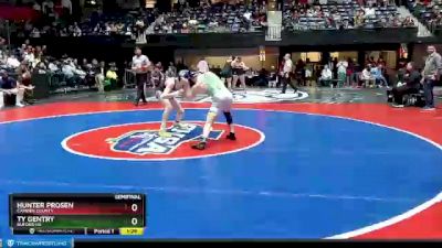 7A-120 lbs Semifinal - Hunter Prosen, Camden County vs Ty Gentry, Buford HS