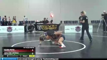 143 lbs Placement - Ashlynn Ortega, King University vs Alara Boyd, McKendree University