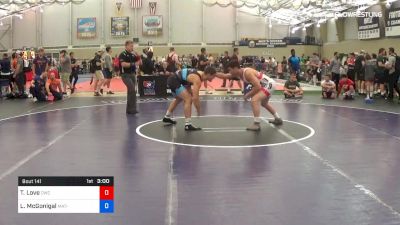 86 kg Round Of 128 - Tyler Love, Cavalier Wrestling Club vs Luke McGonigal, Mat-Town USA