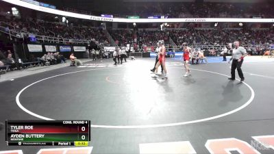 II-132 lbs Cons. Round 4 - Tyler Roe, Tioga vs Ayden Buttery, Newfane