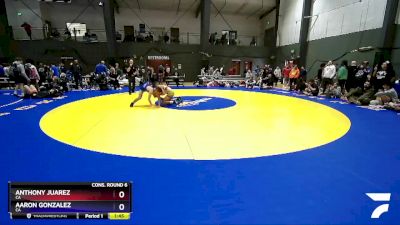 120 lbs Cons. Round 6 - Anthony Juarez, CA vs Aaron Gonzalez, CA