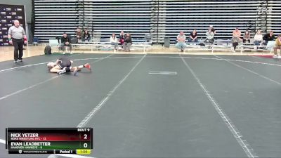 88 lbs Round 2 (10 Team) - Nick Yetzer, Noke Wrestling RTC vs Evan Leadbetter, Hanover Hawkeye