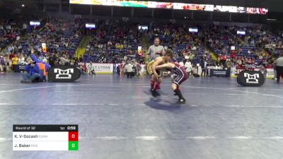 90 lbs Round Of 32 - Kyle Varner-Socash, Curwensville vs Jacob Baker, River Valley